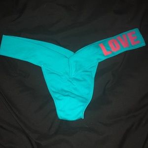 Pink thong